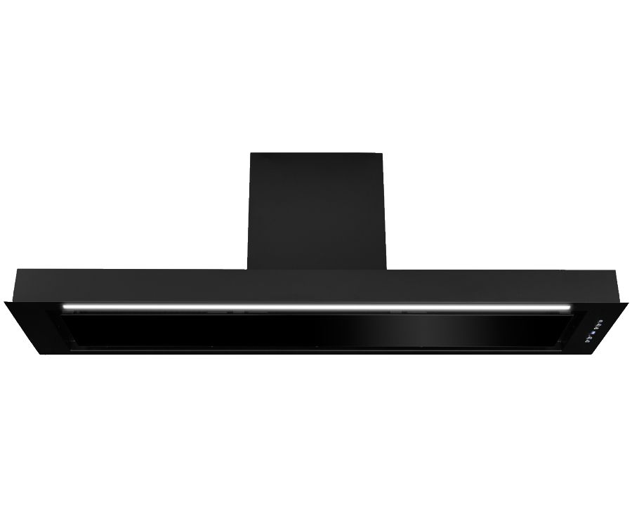 Okap podszafkowy Micra Black Matt 120 cm - Czarny Matt - zdjęcie produktu